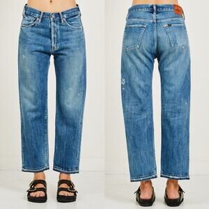 Women's Chimala 13.5 oz Selvedge Used Ankle Cut Jean Medium Repair (Sz 25)